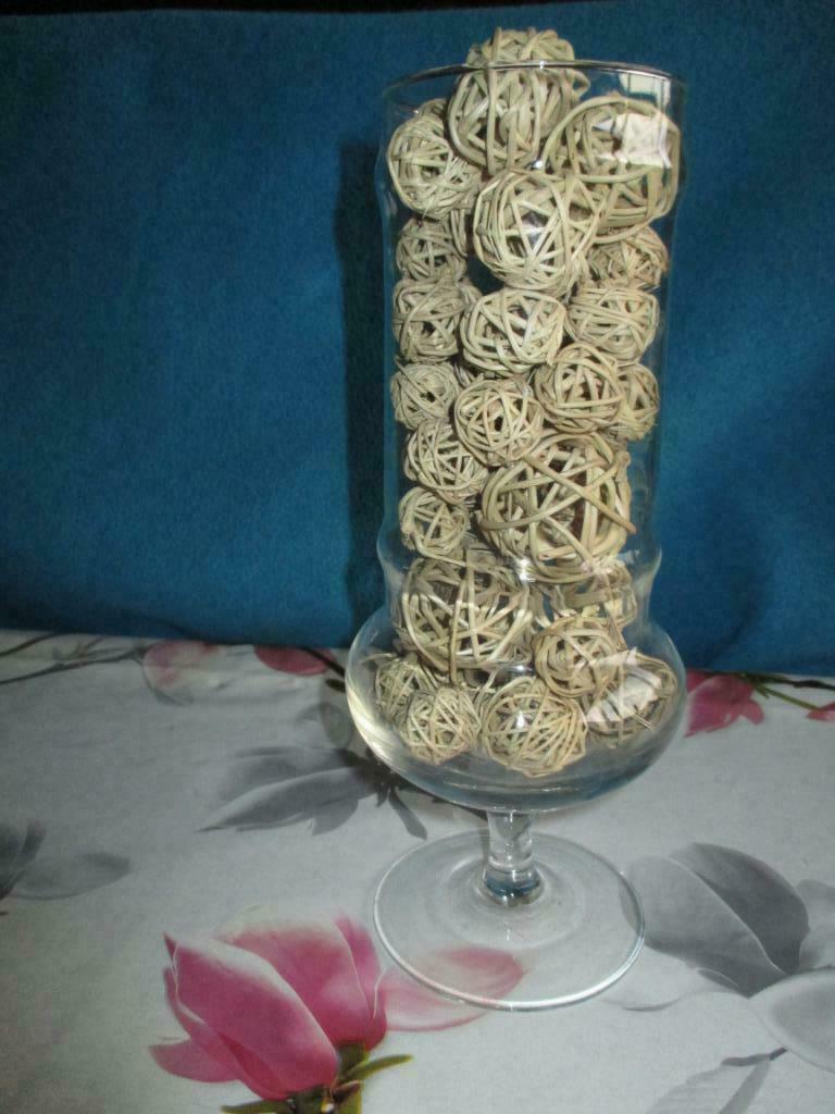 vaas glas op voet, Huis en Inrichting, Woonaccessoires | Vazen, Overige kleuren, Ophalen of Verzenden, Minder dan 50 cm, Glas