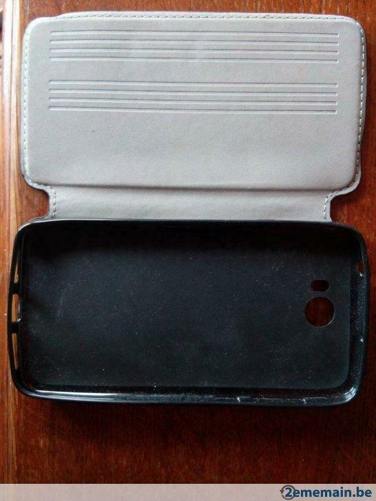 Housse GSM Huawei Xeptio cuir, Télécoms, Utilisé, Housse ou Sac