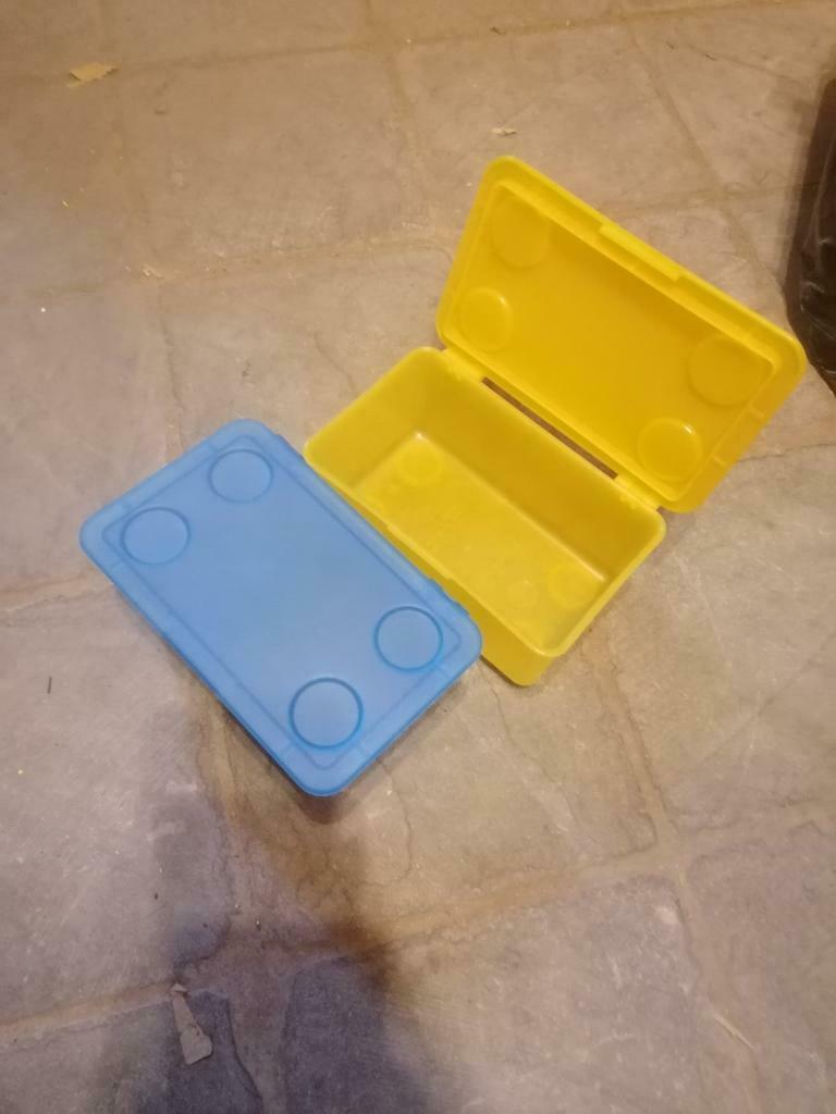 Plastiek opbergbakjes, Ophalen of Verzenden, Gebruikt