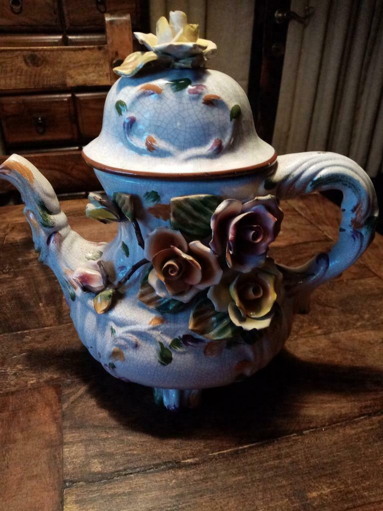 sierkan Bassano antiek porceleine, Antiek en Kunst, Ophalen of Verzenden