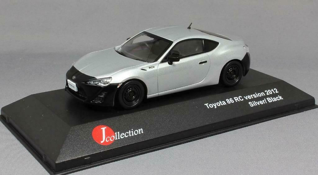 1:43 J-Collection Toyota 86 RC silver-black 2012 JC280, Ophalen of Verzenden, Zo goed als nieuw, Auto, Overige merken