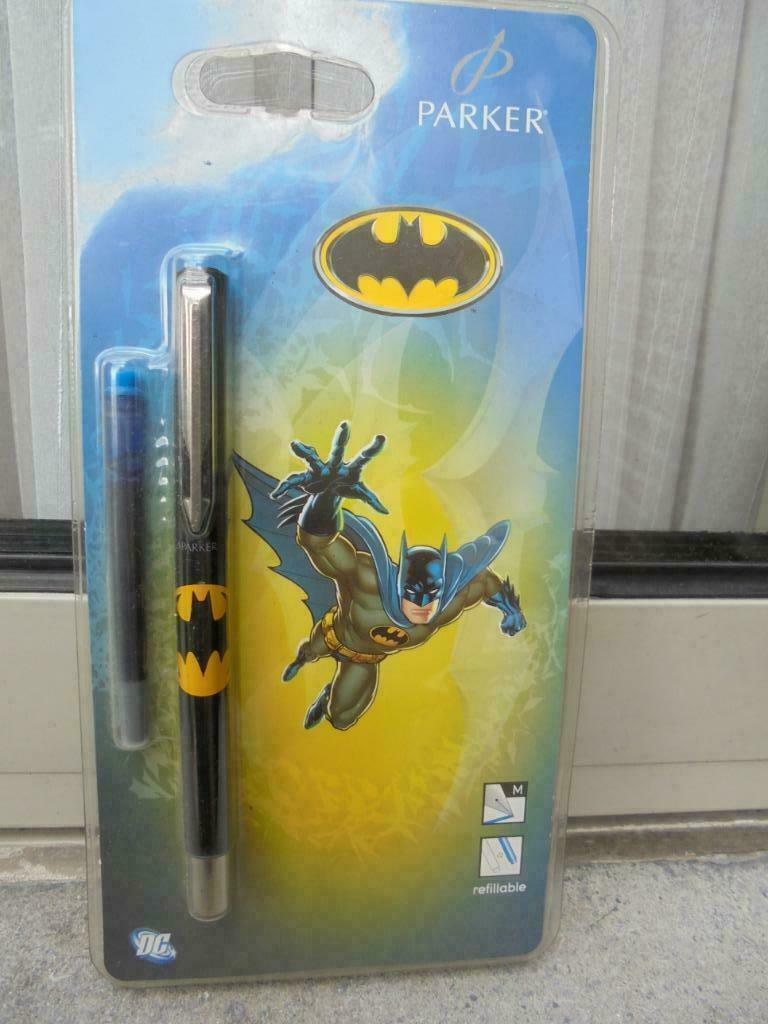 PARKER VULPEN/FOUNTAIN PEN BATMAN *NEW*SEALED*, Verzamelen, Ophalen, Nieuw
