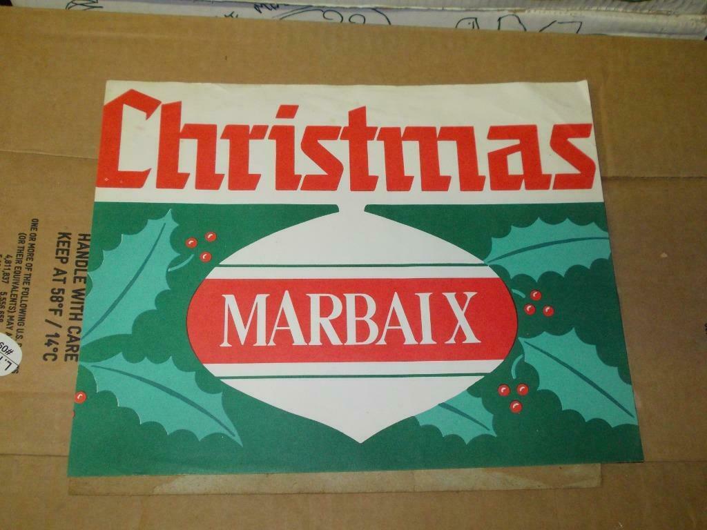 Beersign.Reclame.Christmas Marbaix, Verzamelen, Ophalen of Verzenden, Gebruikt, Reclamebord