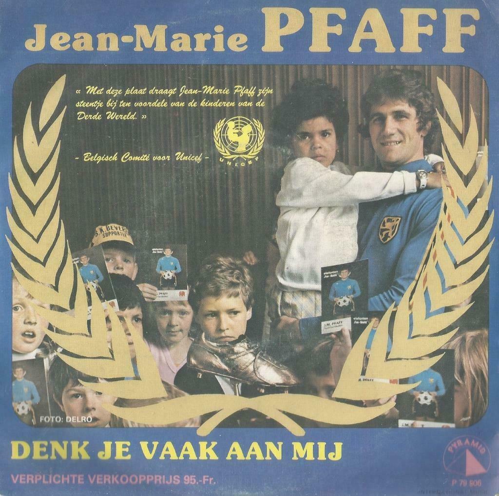 Jean-Marie Pfaff – Denk je vaak aan mij – Single - VOETBAL, Enlèvement ou Envoi, Single, Autres genres, Utilisé