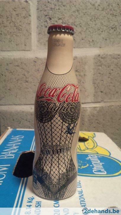 coca-cola flesje aluminium Jean Paul Gaultier, Verzamelen, Ophalen of Verzenden, Nieuw