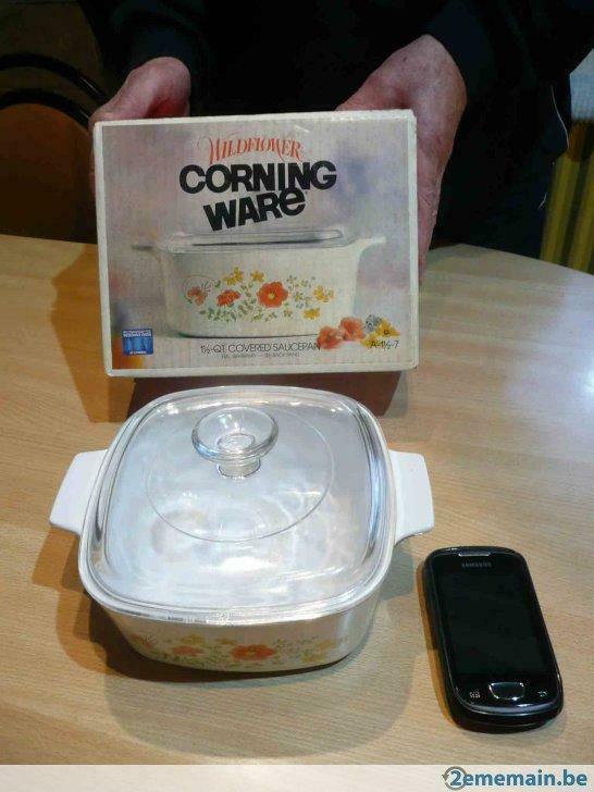 plat à gratin en céramique trempée Dow Corning ( USA)- 17cm, Enlèvement, Neuf