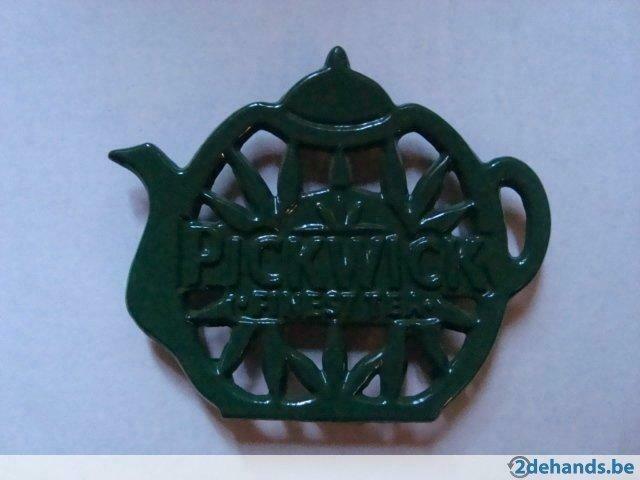 Onderzetter Pickwick finest tea groen gietijzer, Enlèvement ou Envoi