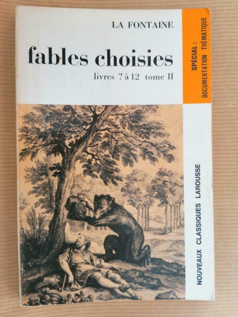 Fables choisies, livres VII à XII de Jean de La Fontaine, Ophalen of Verzenden, Gelezen