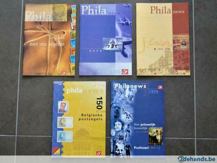 Philanews - Postzegel Magazine - Jaargang 1999, Postzegels en Munten, Postzegels | Europa | België, Ophalen of Verzenden