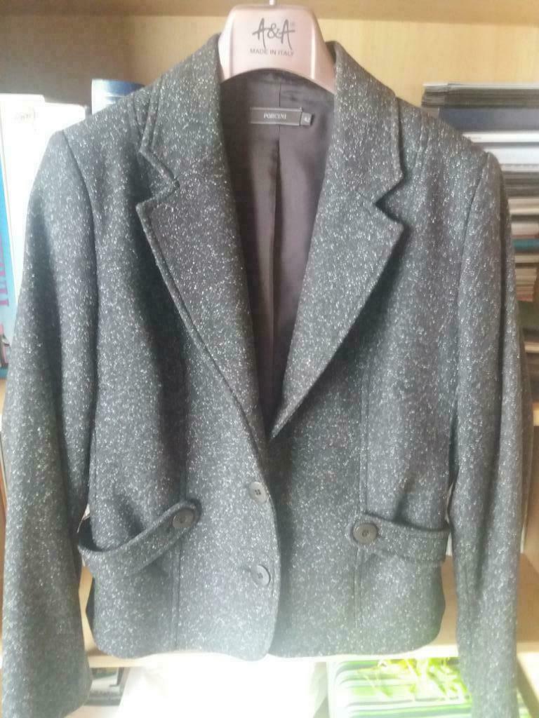 dames blazer herfst gespikkeld maat 42, Kleding | Dames, ANDERE, Bruin, Maat 42/44 (L), Ophalen of Verzenden