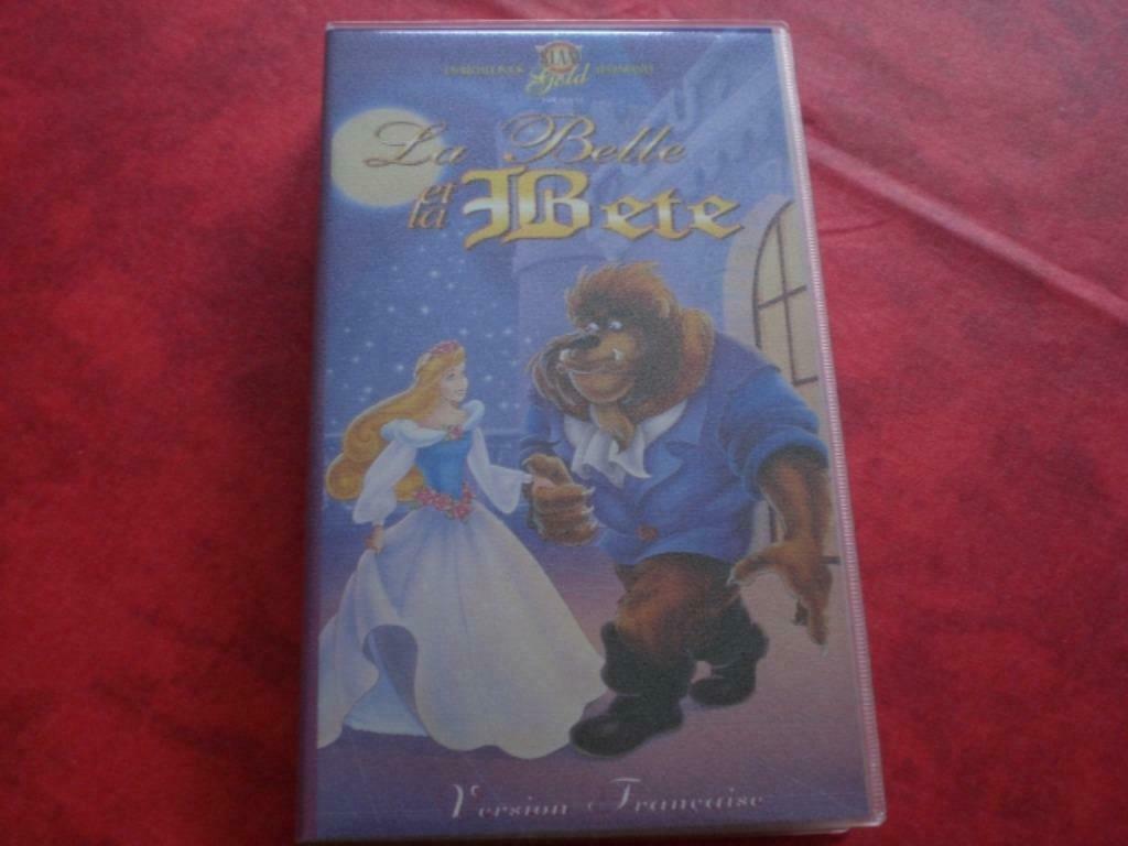 Cassette Vidéo- La Belle et la bête, Cd's en Dvd's, VHS | Kinderen en Jeugd, Tekenfilms en Animatie, Overige typen, Ophalen of Verzenden
