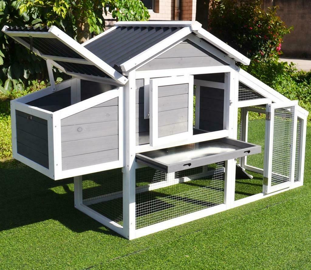 Poulailler XXL TOIT PVC enclos poule parc poule clapier NEUF, Animaux & Accessoires, Volatiles | Accessoires, Neuf, Poulailler