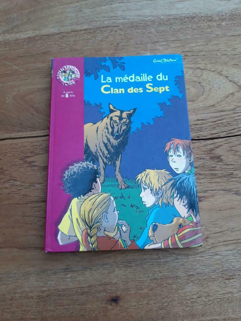Livre La médaille du Clan des Sept, Garçon ou Fille, Enlèvement ou Envoi, Fiction général, Utilisé