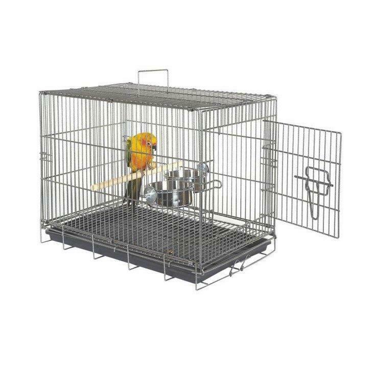 Cage transport pour perroquet cage perroquet cage voyage TOP, Envoi, Utilisé