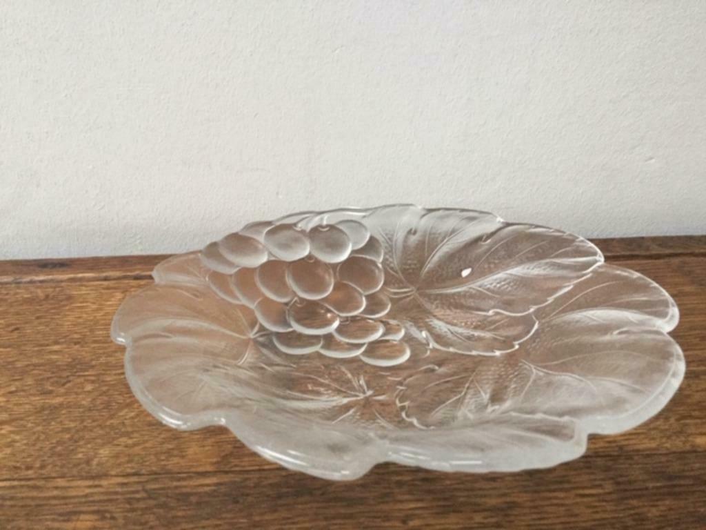 Elegante glazen kom / lege zak, Ophalen