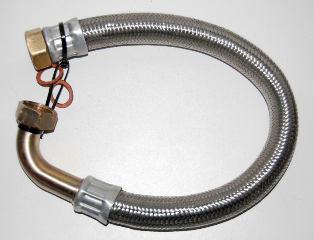 Tuyau blindé flexible 1" mâle/mâle – Ø33mm, Bricolage & Construction, Chauffage & Radiateurs, Enlèvement ou Envoi, Utilisé, Autres types