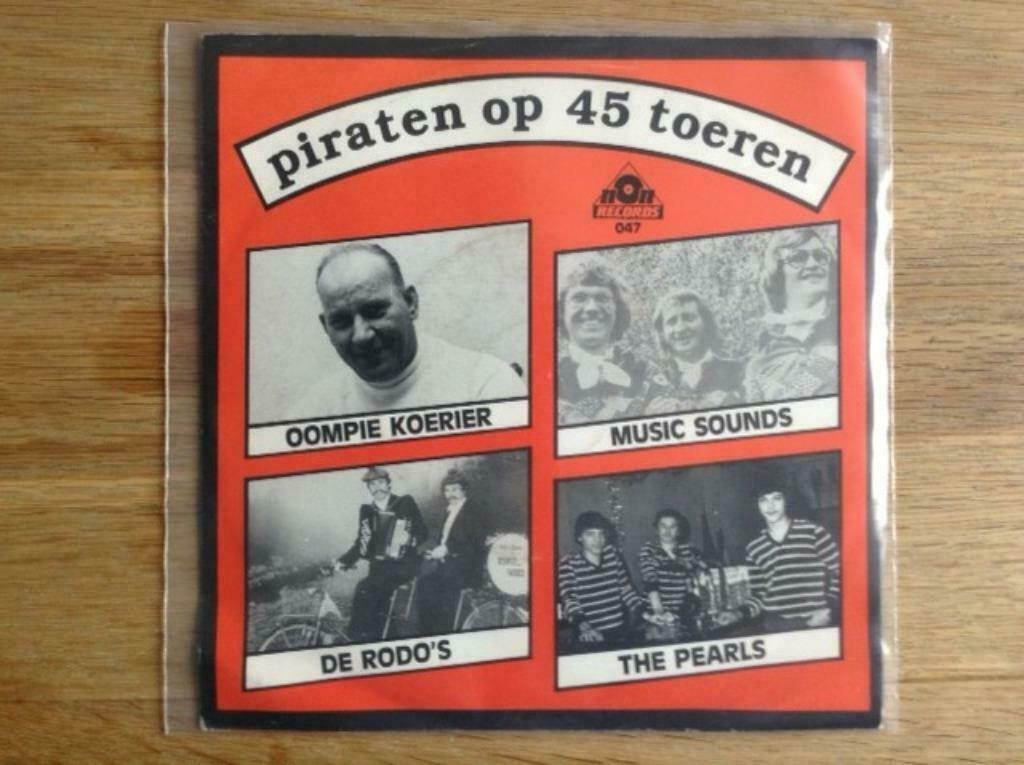 single piraten op 45 toeren, Cd's en Dvd's, Vinyl Singles, Single, Nederlandstalig, 7 inch, Ophalen of Verzenden