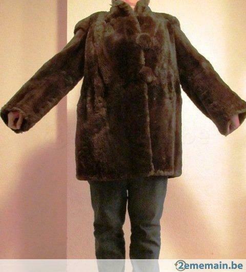 Veste en fourrure de castorette marron (1945), Vêtements | Femmes, Porté