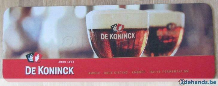 De Koninck bieren-Nieuwe "Bartowel" zéér mooi verzamelitem, Ophalen of Verzenden, Nieuw, Reclamebord, Plaat of Schild, De Koninck