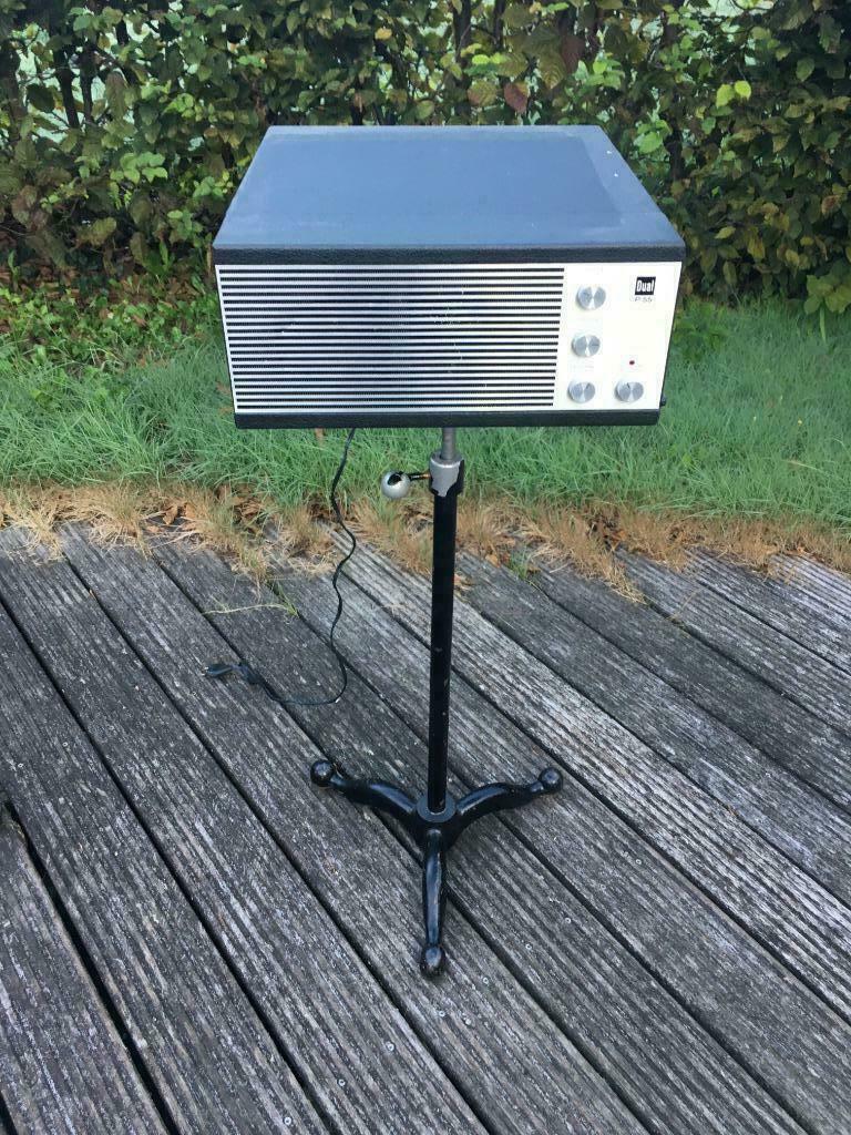 vintage mancave DUAL P55  pick-up op tripod, Antiek en Kunst, Curiosa en Brocante, Ophalen of Verzenden