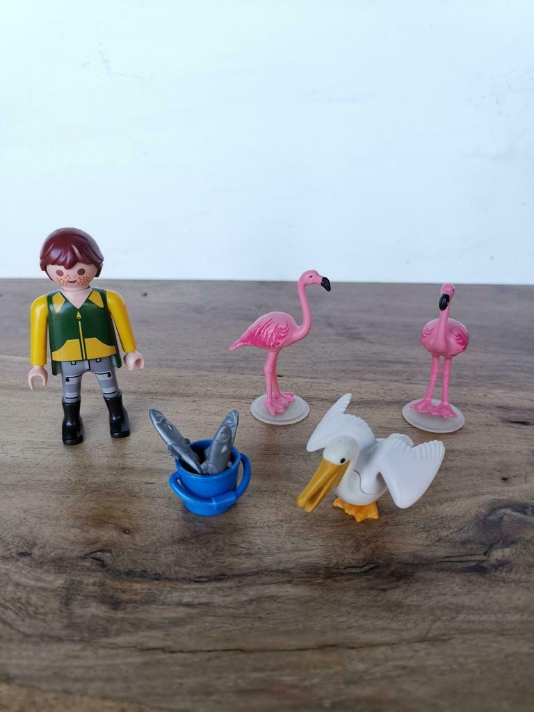 Playmobil 4758, dierenverzorger met exotische vogels, Ophalen of Verzenden, Zo goed als nieuw