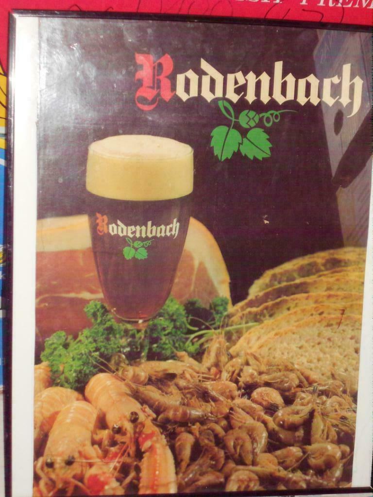 Beersign.Reclame.Rodenbach.Lierse Caves Karton.Brugs, Verzamelen, Biermerken, Ophalen of Verzenden, Zo goed als nieuw, Reclamebord, Plaat of Schild