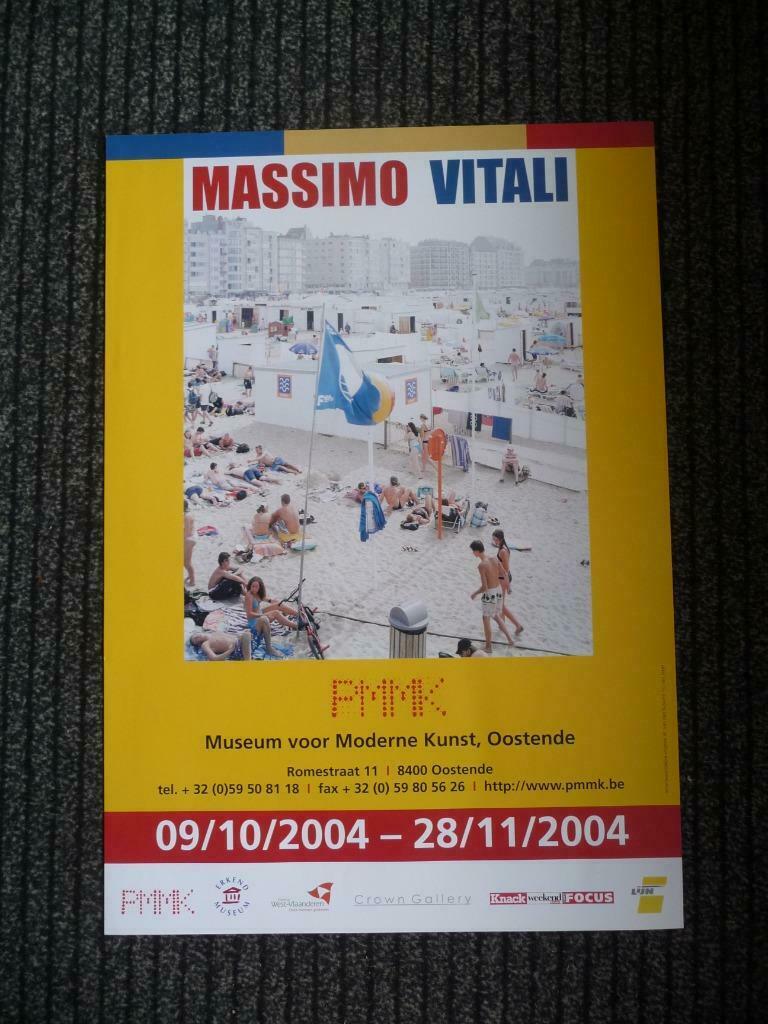 MASSIMO VITALI - BELLE AFFICHE - PMMK OSTENDE, Enlèvement ou Envoi
