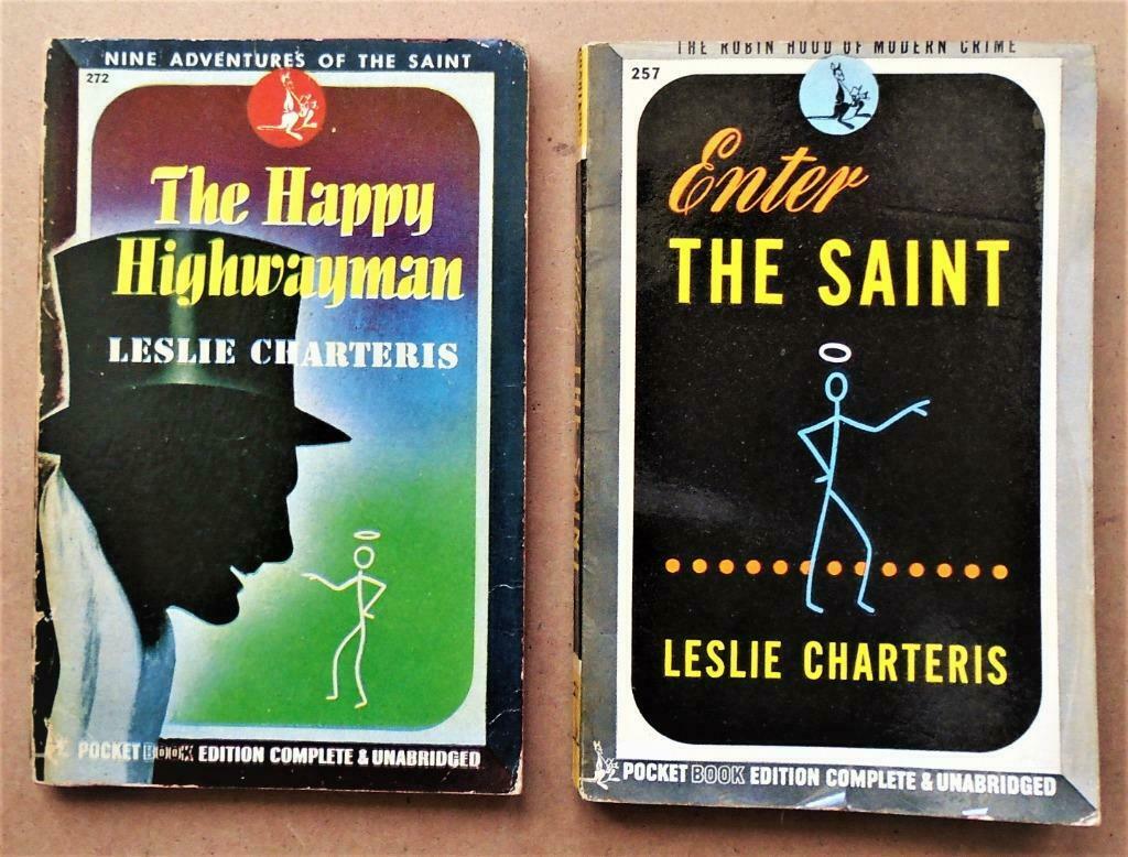 Enter the saint & Happy Highwayman - Leslie Charteris - 1945, Enlèvement ou Envoi, Utilisé, Leslie Charteris