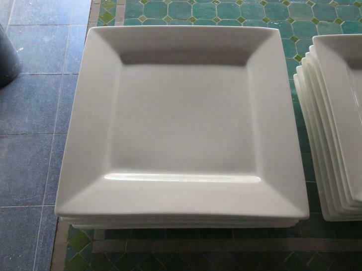 Set assiettes plates carrées Maxwell Williams 6 petites 6 gr, Maison & Meubles, Enlèvement ou Envoi, Neuf, Assiettes(s)