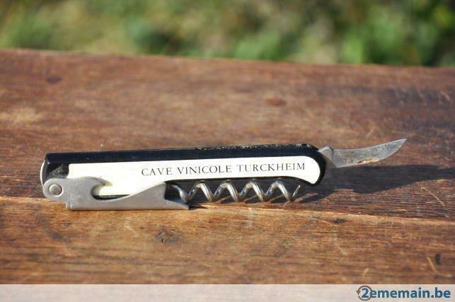 tire bouchon sommelier blanc cave vinicole turckheim, Collections, Vins, Enlèvement ou Envoi, Utilisé