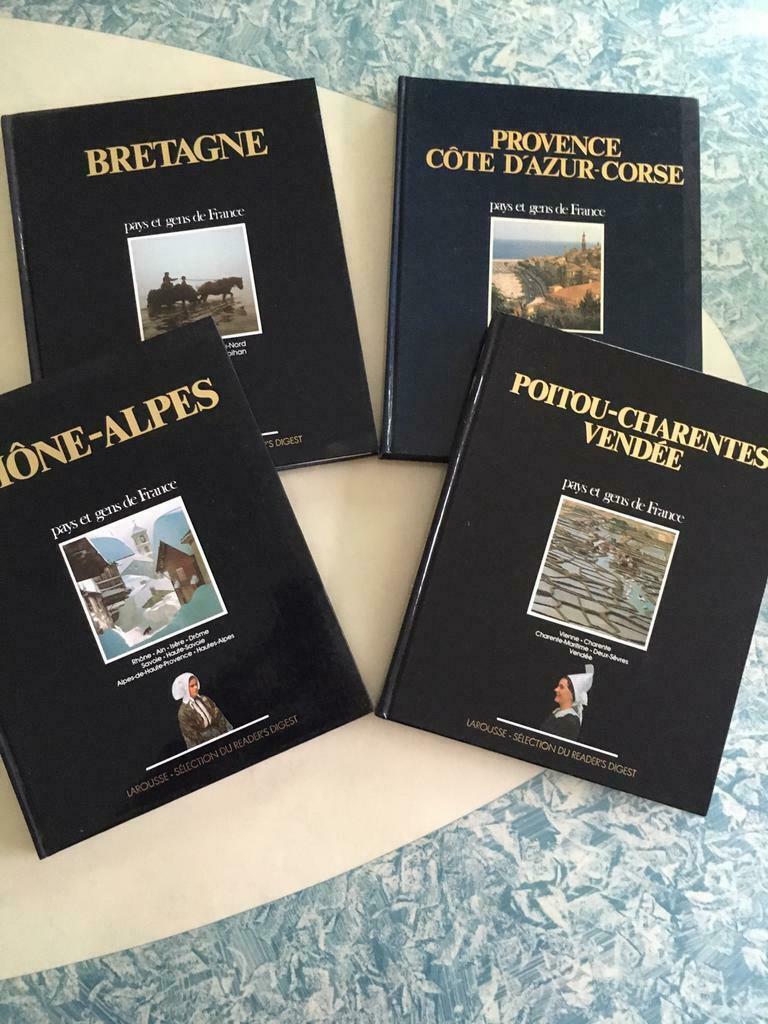 4 encyclopédies région de France, Comme neuf