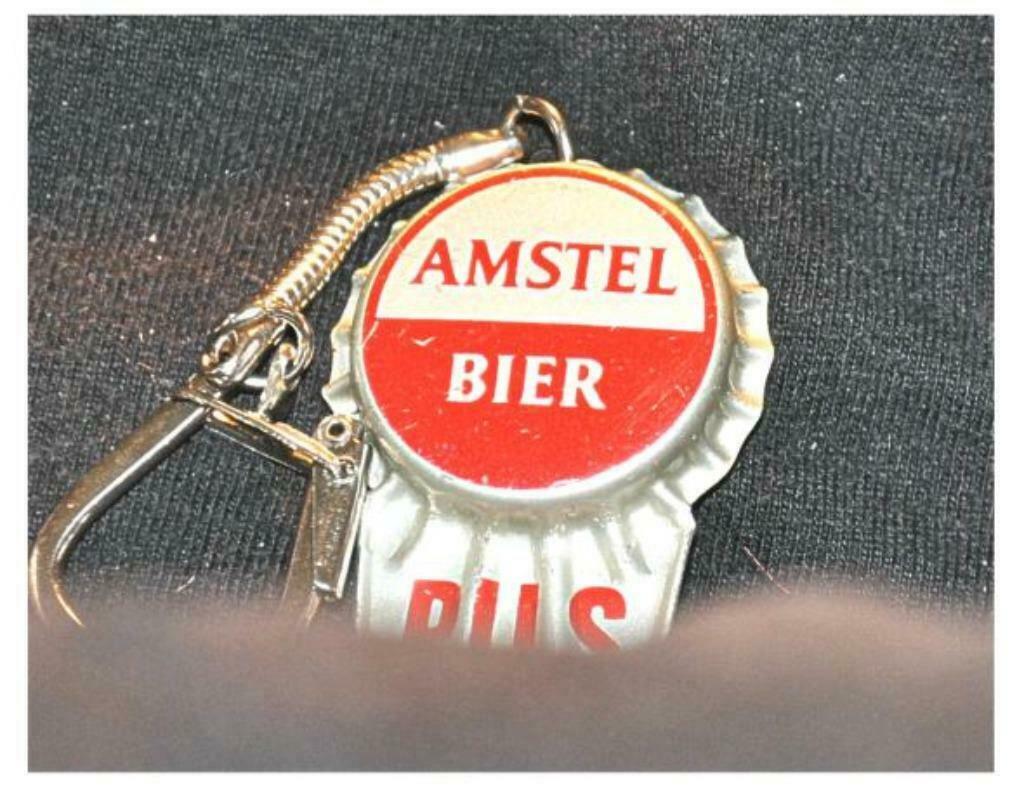§ porte cles ancien amstel beer pils, Enlèvement ou Envoi, Comme neuf, Autres types, Amstel