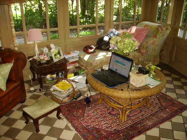 rieten rotan salontafel, Ophalen, Gebruikt