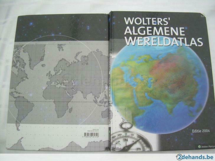wolters algemene wereldatlas, Livres, Livres scolaires, Utilisé, Géographie, Enlèvement