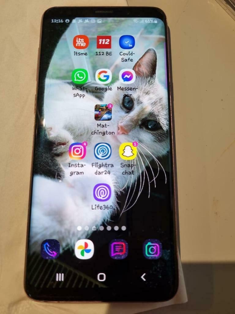 Samsung Galaxy S9 + Violet, Telecommunicatie, Mobiele telefoons | Hoesjes en Screenprotectors | Samsung, Zo goed als nieuw, Overige modellen