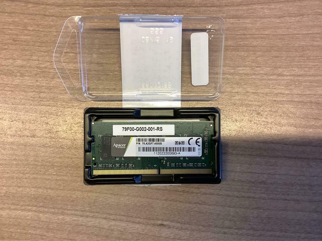 APACER 78.A2GF7.4000B 2GB DDR4 SDRAM SO-DIMM, Ophalen of Verzenden, Nieuw, DDR4, 2 GB