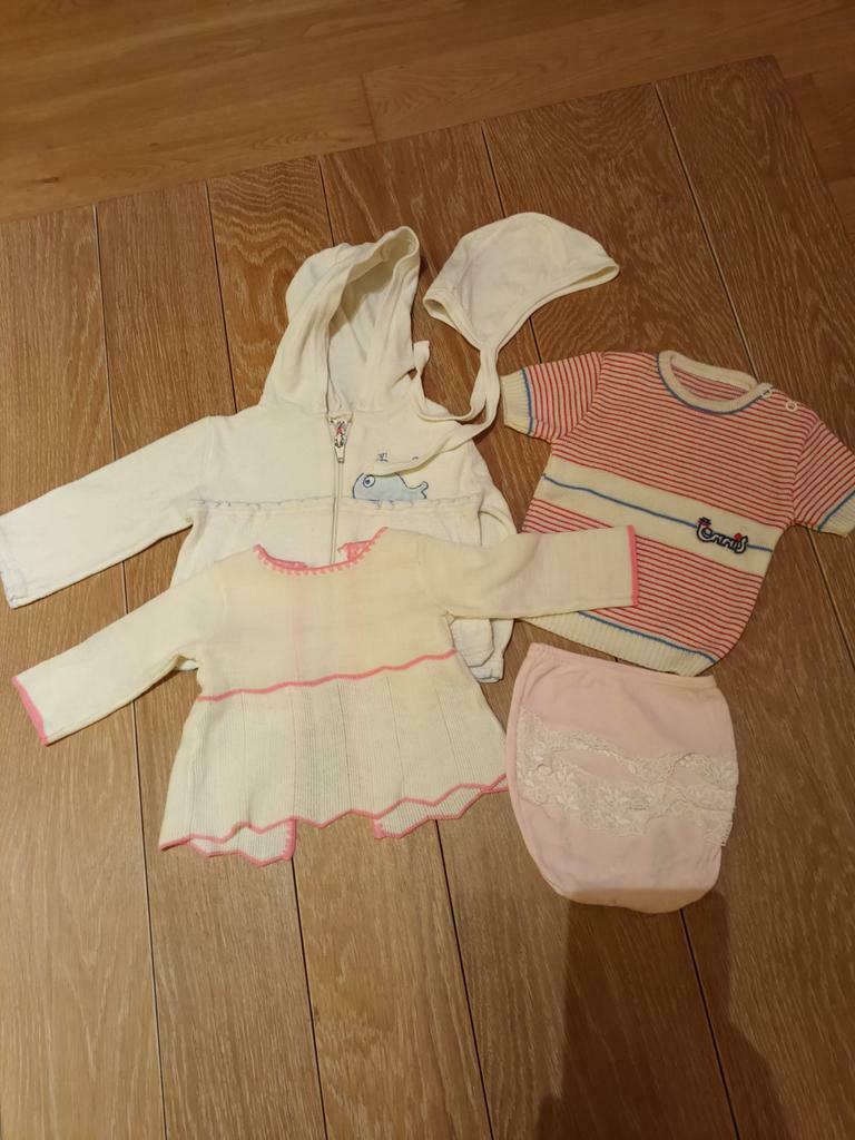 Set vintage babykleertjes 6 maanden - 67 cm., Meisje, H&M, Ophalen of Verzenden, Overige typen