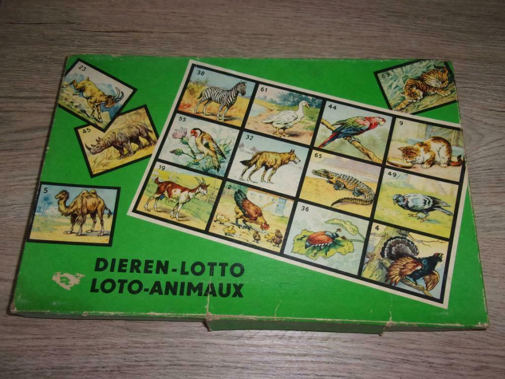 2 loto anciens animalier et fleurs nathan, Enlèvement ou Envoi, Utilisé