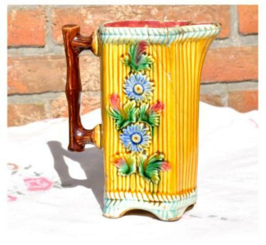 §pichet barbotine a restaurer (99), Antiquités & Art, Enlèvement ou Envoi