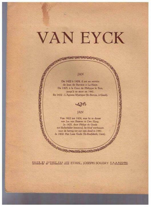 J. VAN EYCK - 2 reproductions Soubry, Livres, Envoi, Utilisé