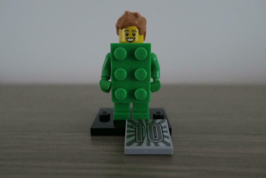 Lego minifig serie 20 - Brick kostuum man, Ophalen of Verzenden, Nieuw, Complete set, Lego