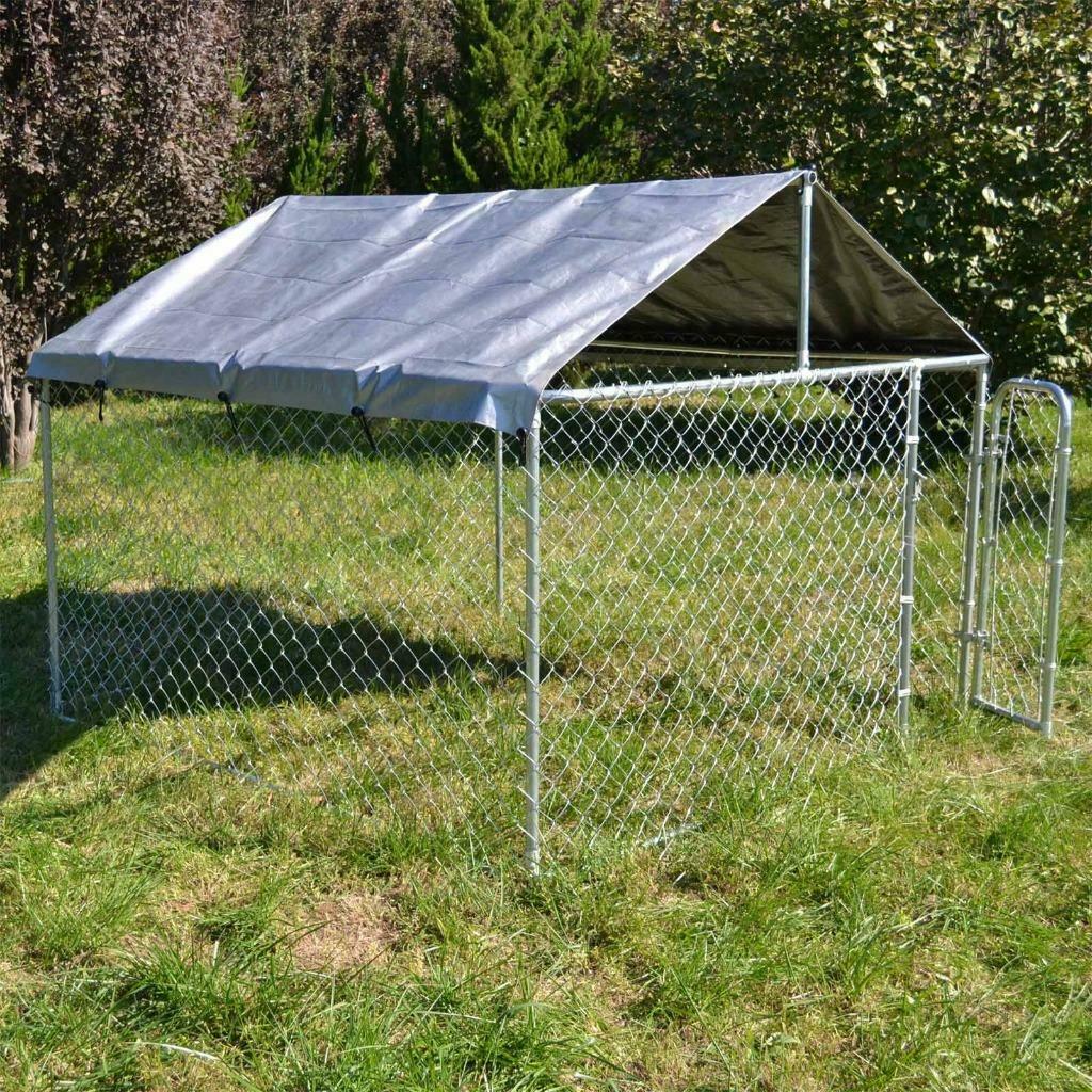 Chenil 5,30m² + toiture chenil galvanisé enclos chien chenil, Animaux & Accessoires, Envoi, Neuf