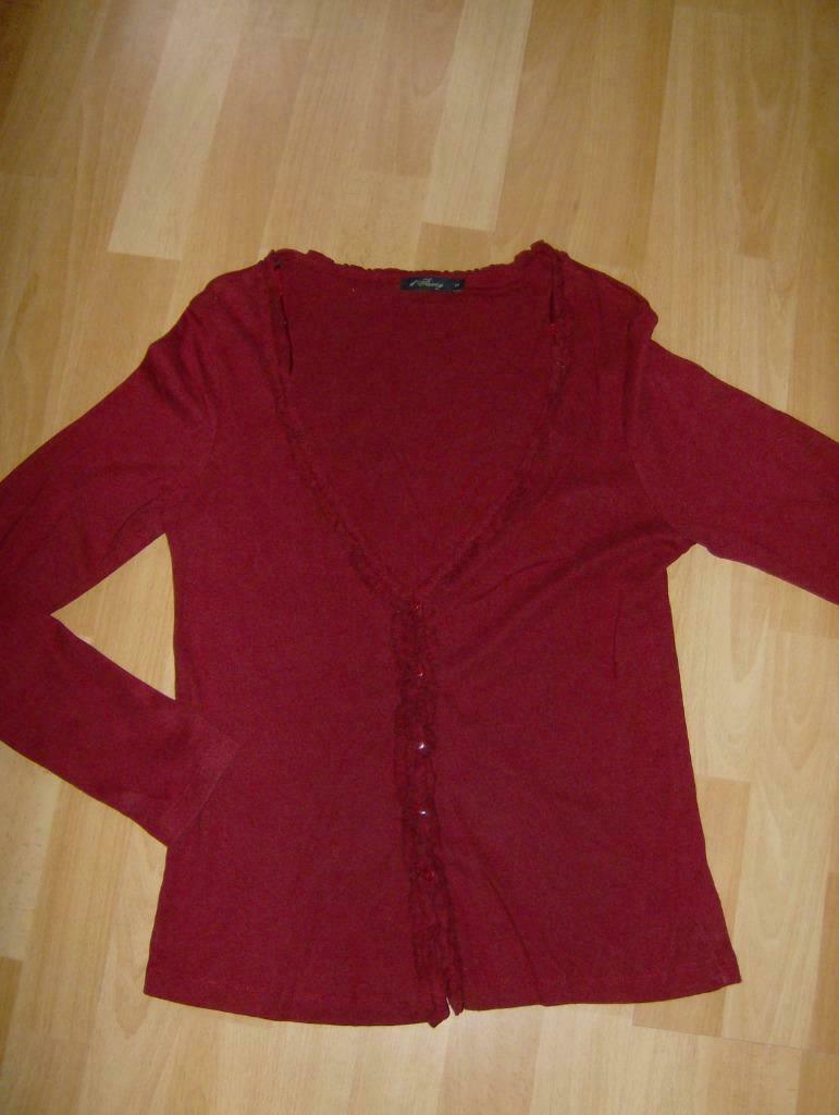 gilet bordeaux merk d'auvry - maat s - als nieuw, D'Auvry, Ophalen of Verzenden, Zo goed als nieuw, Maat 36 (S)