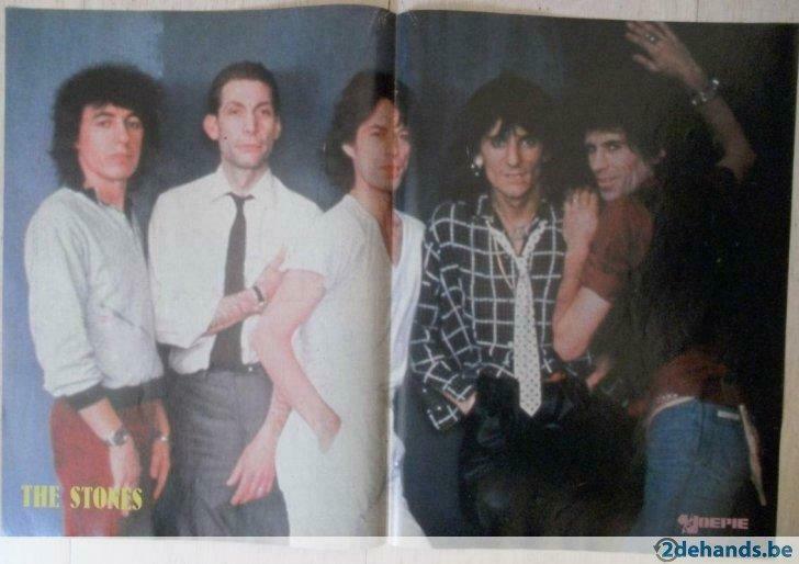 posters The Rolling Stones, Verzamelen, Ophalen, Gebruikt