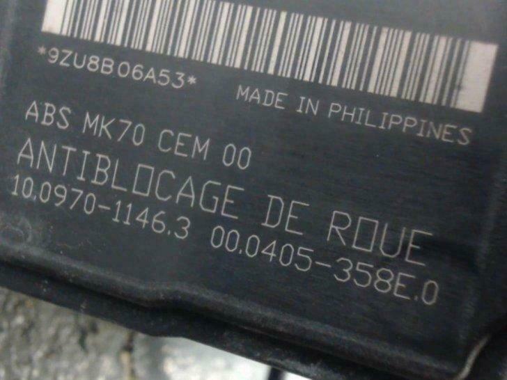 bloc abs  peugeot  207  9663945580, Enlèvement ou Envoi, Utilisé, Peugeot