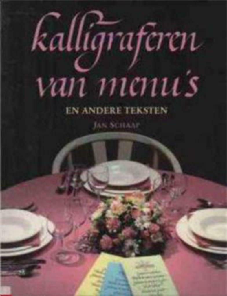 Kalligraferen van menu's en andere teksten, Ophalen of Verzenden, Gelezen