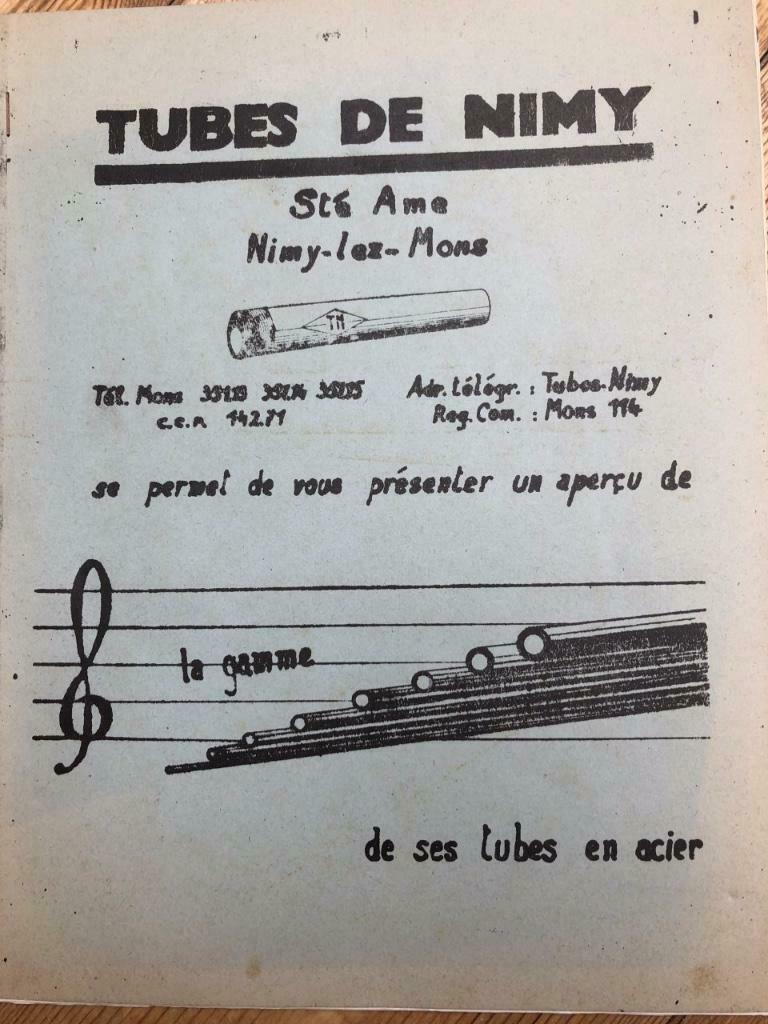 Nimy-Lez-Mons - Tubes De Nimy, Antiek en Kunst, Ophalen of Verzenden, Sté Ame Nimy-lez-Mons