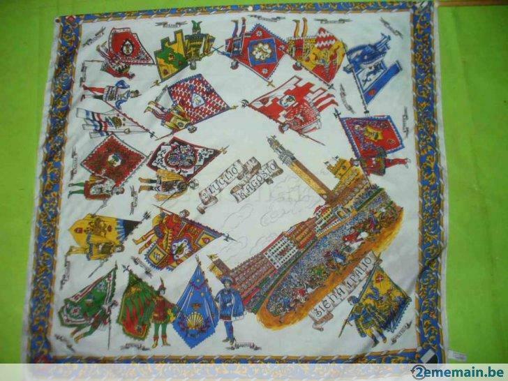 drapeau - foulard du palio de Sienne  italie, Enlèvement ou Envoi, Comme neuf