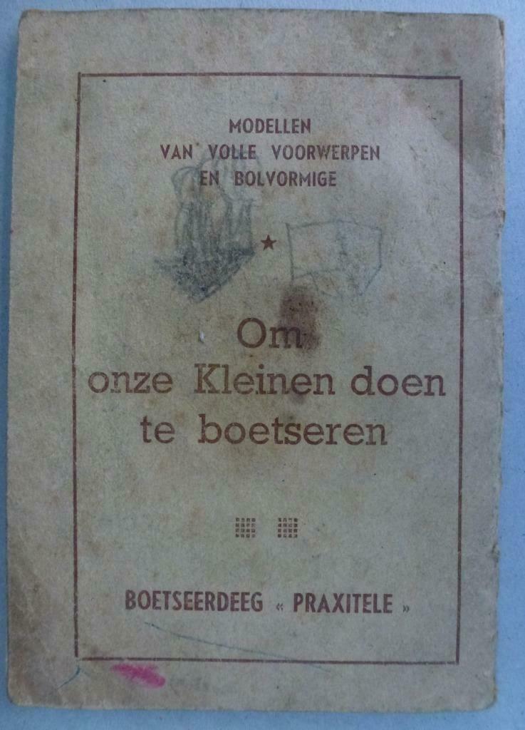 Om onze kleinen doen te boetseren zeer oud knutselboekje, Verzenden