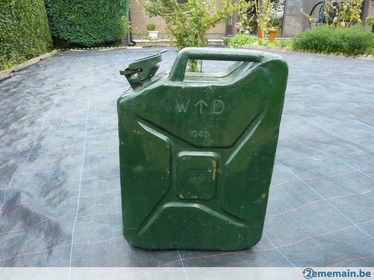 JERRICAN Armée Anglaise 1945 20 l pour carburant, Autres